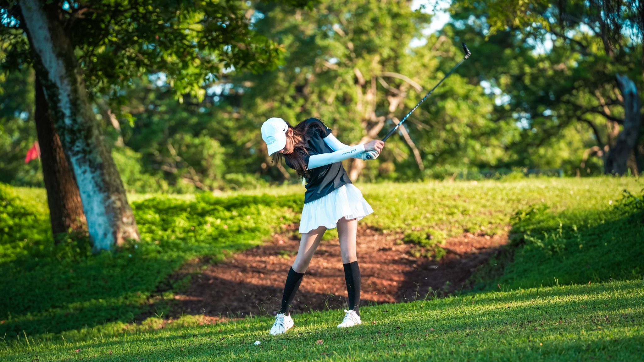 Golf course portrait